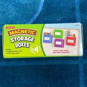 Magnetic Storage Boxes- Set of 4
